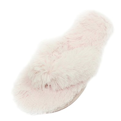 Home Slipper Women's Warm Cute Long Fleece Plush Indoor House Spa Slippers Clogs