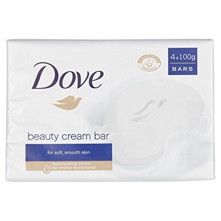 Dove Original Beauty Cream Bar, 4 x 100 g