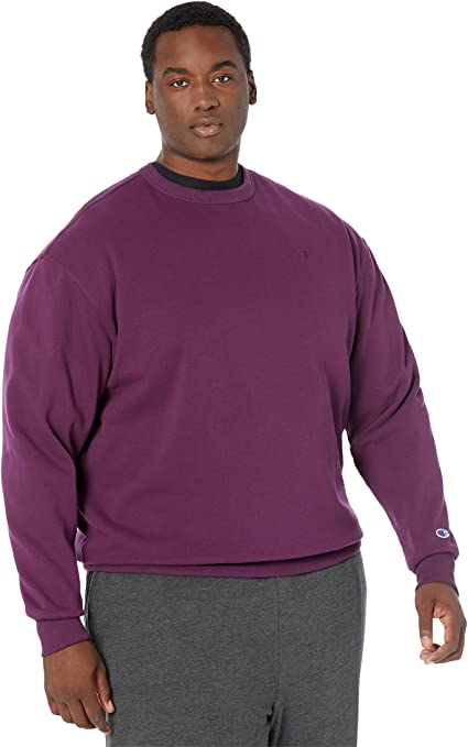 Champion Men's Powerblend Crewneck Sweatshirt,Best Crew Sweatshirts for Men(Reg. or Big & Tall)