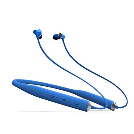 Wireless Headphones, Magnetic Sweatproof In-Ear Sport Earbuds, Neckband Bluetooth Headset for Workout, Running, 8 Hour Battery, Blue S7