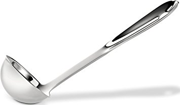 All-Clad T104 Stainless Steel Ladle Kitchen Tool, 12-Inch, Silver