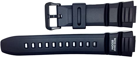 Genuine Casio Replacement Watch Strap 10302043 for Casio Watch AE-2000W-1AVH, WV-200A-1AVD   Other Models