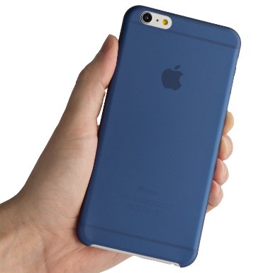 iPhone 6S Plus Case, Totallee [The Scarf] Ultra Thin Light Slim Minimal - Thinnest Cover for Apple iPhone 6 Plus (5.5" Version) (Navy Blue)