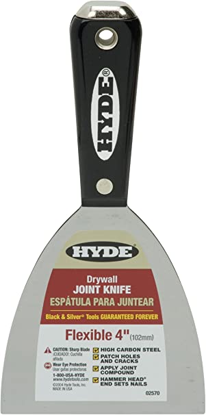 HYDE 02570 Flex Hammer Head Joint Knife, 4" W