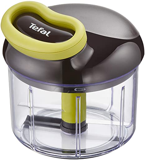 Tefal K13204 Manual Food Processor, 900 ml, Green - Dark Citronnelle