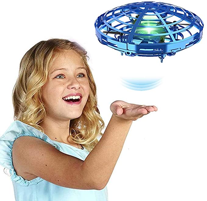 Boy Toys Age 6 7 8 9 10,Cool Hand Operated Mini Drone for Kids,Small UFO Helicopter Indoor Hover Flying Ball,Most Popular Birthday Gifts for 4 5 Year Old Boys,Top Presents for 11 12 13 14 Teens