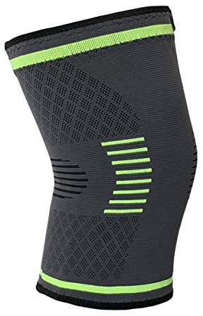 NatraCure Knee Compression Sleeve, Single Wrap - (Size: Small) - Braces and Supports Knee for Pain Relief, Meniscus Tear, Arthritis, Injury, Running, and Joint Pain - Best Knee Sleeve