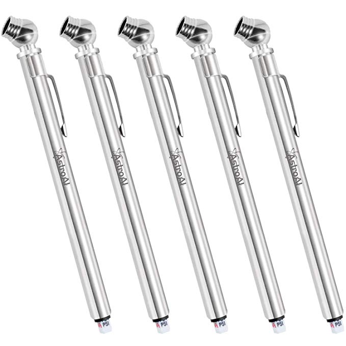 AstroAI Pencil Tire Pressure Gauge 75 PSI (5 Pack)