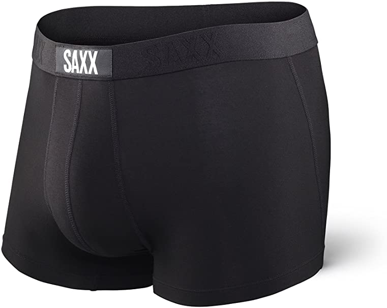 SAXX Underwear Men's Trunk Underwear – VIBE Men’s Underwear – Trunk Briefs with Built-In BallPark Pouch Support, Core