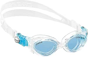 Cressi Silicone Swim Goggles for Kids age 3, 4, 5, 6, 7 | CRAB made in Italy by quality since 1946