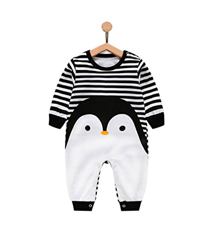Olyha Baby Romper Newborn Baby Boys Girls Clothing Toddler One-Piece Jumpsuit Stripe Animal For Sleep,Playing