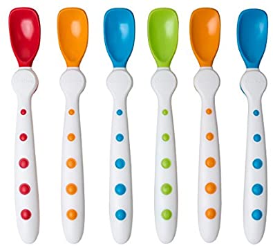 NUK Gerber Graduates Rest Easy Spoons, Assorted, 6-Pack