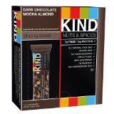 KIND Nuts and Spices Chocolate Bar Dark Chocolate Mocha Almond 14 Ounce 12 Count