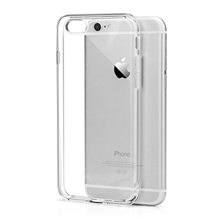 iPhone 6s Case, ONSON® Apple iPhone 6/6s Case Clear Shockproof Bumper Transparent Silicon TPU Ultra Thin Crystal Soft Cover for iPhone 6 and iPhone 6s(4.7") - Anti-Scratch