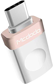 Mcdodo OTG Convertor Type-C(USB-C) to USB3.0 AF Adapter , Converts USB Type-C input to USB 3.0 (Rose Gold)