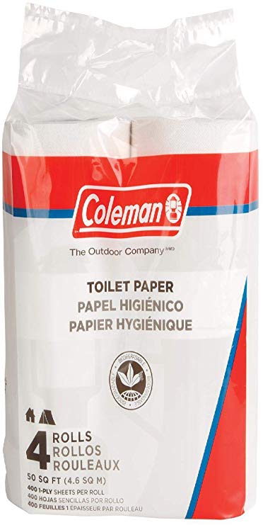 Coleman Company Biodegradable Camp Toilet Paper 4 Pack