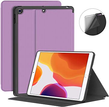 Supveco New iPad 7th Generation Case - Premium Shockproof Case with Auto Sleep/Wake Feature for iPad 7th Generation (Purple)