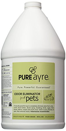 PureAyre – All-Natural Plant Based Pet Odor Eliminator, Pure, Powerful and Completely Safe - 1 Gallon Refill Bottle