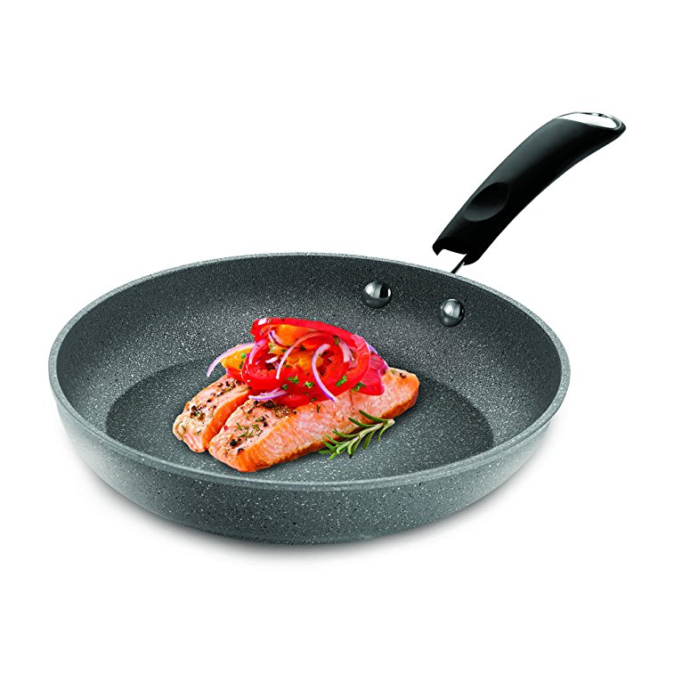 Bialetti Granito Nonstick Fry Pan, 8-Inch, Gray