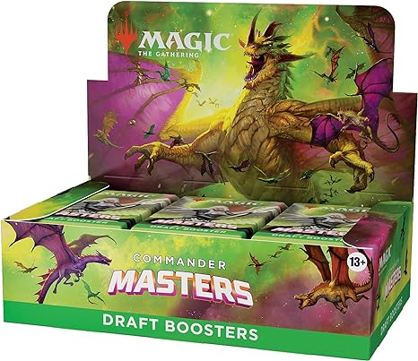 Magic: The Gathering Commander Masters Draft Booster Box - 24 Packs (480 Cards)