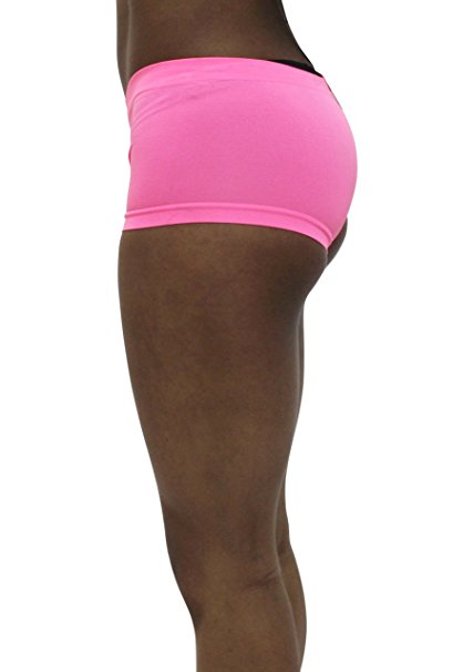 Seamless Activewear Fitted Stretch Yoga Running Bike Exercise Shorts Underwear