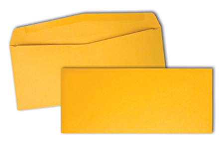 Quality Park Kraft Business Envelopes, 28lb, #10, 4-1/8 x 9-1/2, 500/Box (11162)