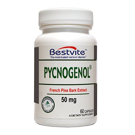 Pycnogenol 50mg (60 Capsules) by Bestvite