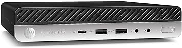 HP EliteDesk 800 G5 Mini Tiny Business PC, Intel Hexa-Core i5-9500T up to 3.70GHz, 16GB DDR4 RAM, 256GB NVMe SSD, WiFi 6, Bluetooth 5.1, HDMI, DisplayPort, Win 11 Pro 64-bit (Renewed)