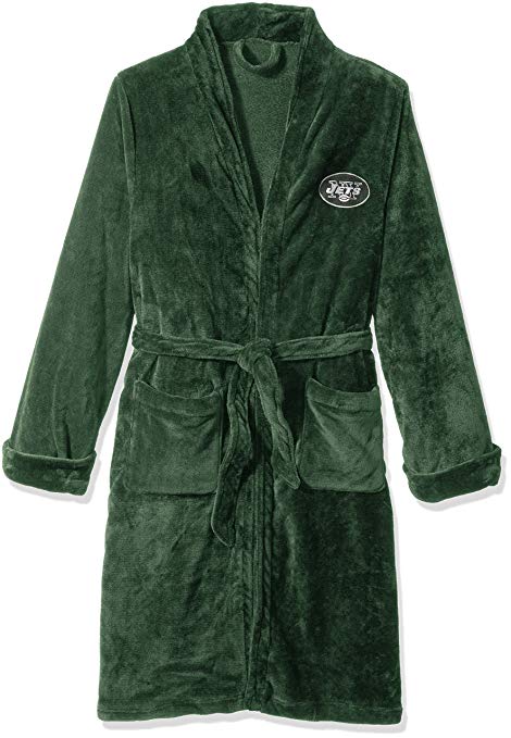 The Northwest Company Officially Licensed NFL Atlanta Falcons Men's Silk Touch Lounge Robe, Large/X-Large