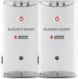 The American Red Cross Blackout Buddy the emergency LED flashlight blackout alert and nightlight pack of 2 ARCBB200W-DBL