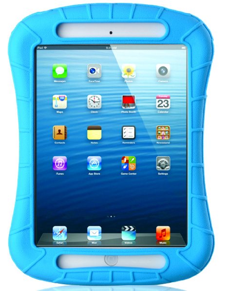 iPad Mini Case, iXCC ® Shockproof Silicone Protective Case Cover for iPad Mini, Mini 2, Mini 3 and iPad Mini Retina Models - Blue