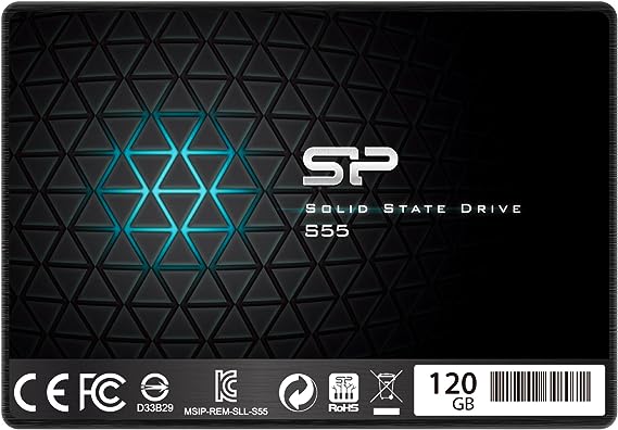 Silicon Power S55 120GB 2.5" 7mm SATA III Internal Solid State Drive SP120GBSS3S55S25