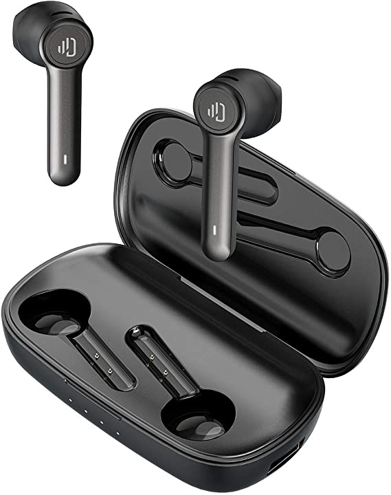 Bluetooth Wireless Earbuds with Volume Control, Dudios Wireless Headphones 70 Hours Playtime, Binaural Mic in-Ear Wireless Earbuds, USB-C Charging 2600mAh Charging Case Deep Bass for Android iPhone