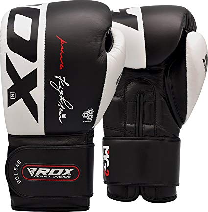 RDX Boxing Gloves Training Sparring Punching Glove Cow Hide Leather Muay Thai Fighting Bag Mitts Kickboxing