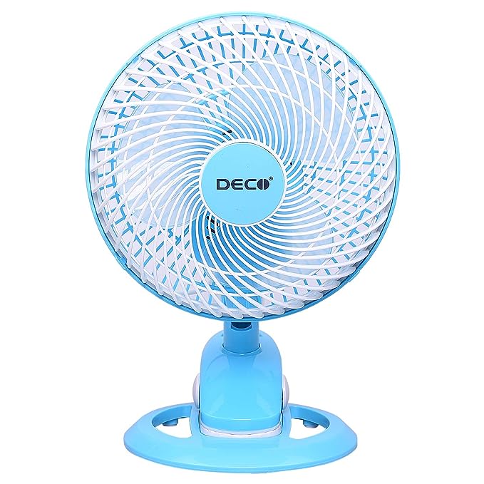Deco Table Fan Nano/Clip Fan/Wall Mount Fan - Sky Blue (20W)