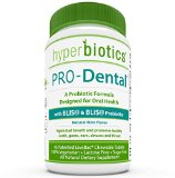 PRO-Dental Probiotics for Oral and Dental Health - Targets Bad Breath at its Source - Top Oral Probiotic Strains Including S salivarius BLIS K12 and BLIS M18 - Sugar Free Chewable - 45 Day Supply