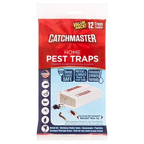 Catchmaster Value Pack! 100% Safe Home Pest Traps, 12 count