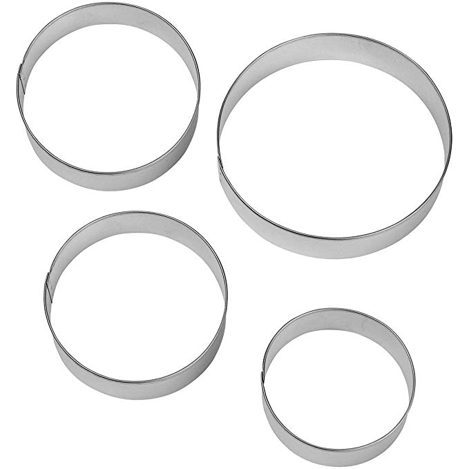 Wilton 2308-0914 Nesting Circles Cookie Cutters, Set of 4