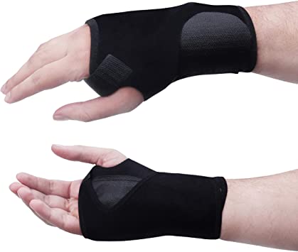 Carpal Tunnel Wrist Support (1 Pair) Breathable Wrist Brace - Wrist Splint Relieves Pain from Carpal Tunnel Splint, Wrist Splints - Tendonitis Wrist Support without Inhibiting the Wrists Flexibility