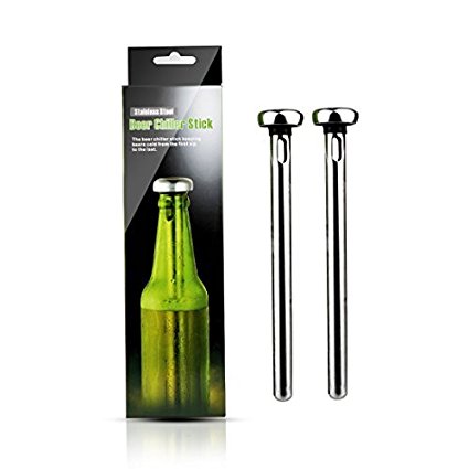 VIVOHOME Stainless Steel Beer Chiller Beverage Cooling Sticks Pack of 2