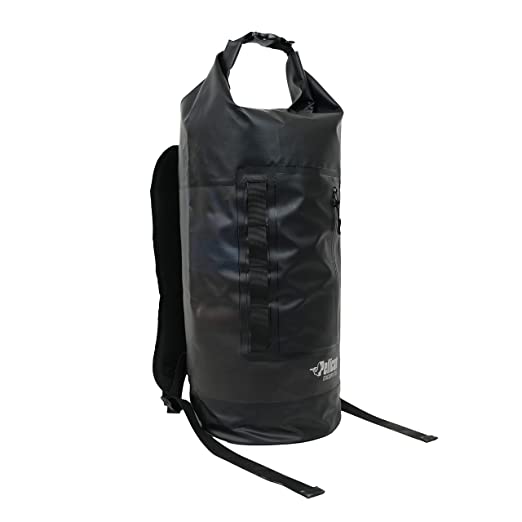 Pelican Sport - ExoDry 30L Large Drybag - Black - Waterproof - Backpack-Type Shoulder Straps - Thick & Lightweight - Roll Top Compression - Keeps Gear Dry for Kayaking, Rafting, Fishing - PS1992-00