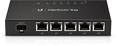 Ubiquiti EdgeRouter X x ER-X-SFP-US Advanced Gigabit  6-port Router with PoE and SFP