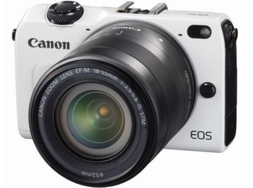 Canon EOS M2 Mark II 18.0 MP Digital Camera with 18-55MM F/3.5-5.6 IS EF-M STM Lens (White) - International Version (No Warranty)