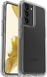 OtterBox SYMMETRY SERIES Galaxy S22  Case, Clear - Non-Retail Packaging - Samsung Phonecase, Slim Fit, Raised Screen Bumper, Wireless Charging Compatible