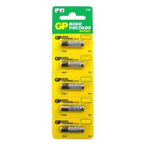 12 Volt Alkaline Batteries - 5-Pack - GP Battery 27AE