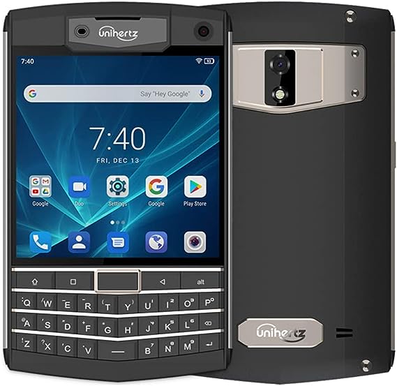 Unihertz Titan 6GB 128GB, Rugged QWERTY Smartphone, Android 10 Unlocked Smart Phone, Black (NO charger)