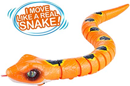 ROBO ALIVE Slithering Robotic Snake Orange Series 2