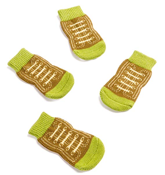 Pet Heroic Anti-Slip Knit Dog Socks&Cat Socks with Rubber Reinforcement, Anti-Slip Knit Dog Paw Protector&Cat Paw Protector for Indoor Wear, Suitable for Small&Medium Sizes of Dogs&Cats