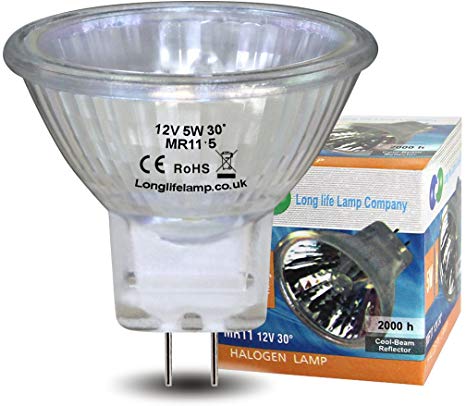5 x MR11 5w Halogen Light Bulbs Lamp 12v