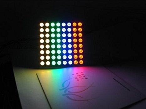 Super Bright RGB LED matrix - 60mm square 8x8